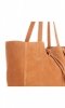 Kožené kabelka shopper bag Vera Pelle zrzavá 601